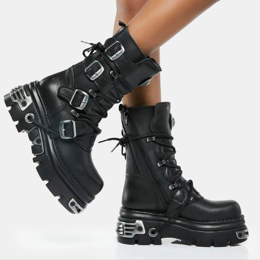 New Rock Boots Size 37